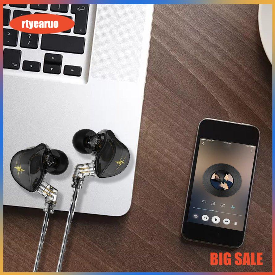 Tai nghe QKZ-ZXT Tai nghe in-ear thể thao với mic dynamic earbuds Hi-Fi Bass