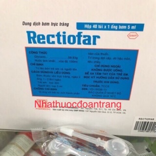 Ống bơm trực tràng 3ml,5ml cho người lớn , trẻ em táo bón