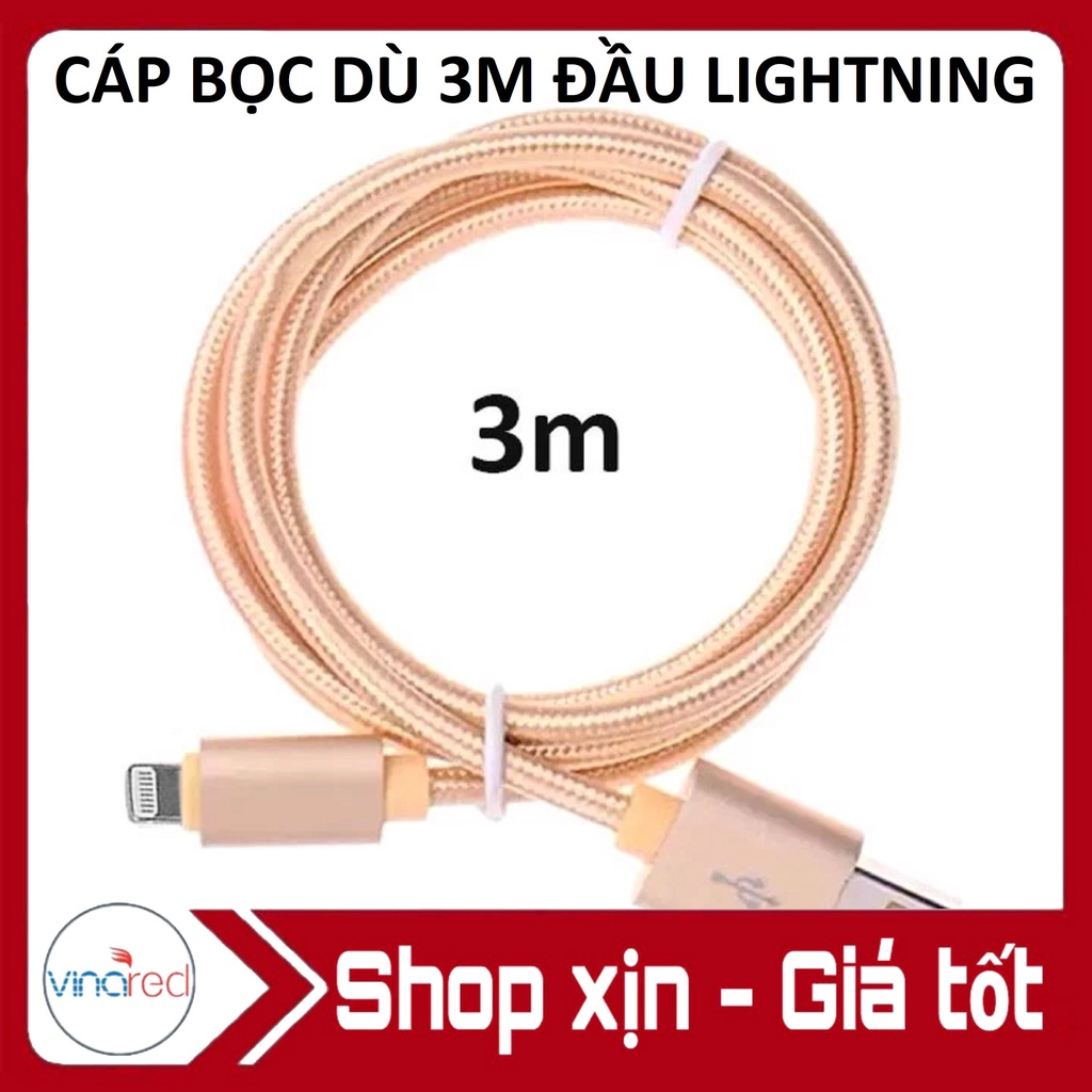 Cáp Sạc 3m Dây Dù IP