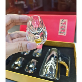 Ly rượu pha lê Đế Vương phối vàng 24k (Ly rời)