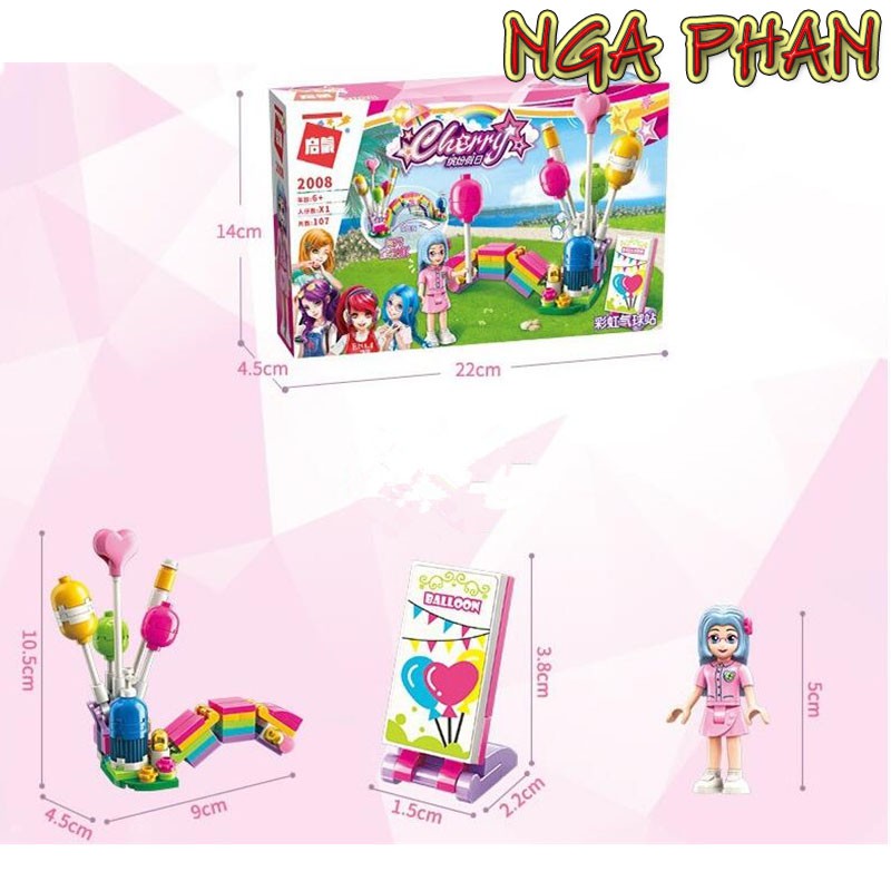 Lễ Hội Mùa Hè Của Các Bạn Gái Friends Lego Enlighten Qman Đồ Chơi Xếp Hình Lắp Ráp