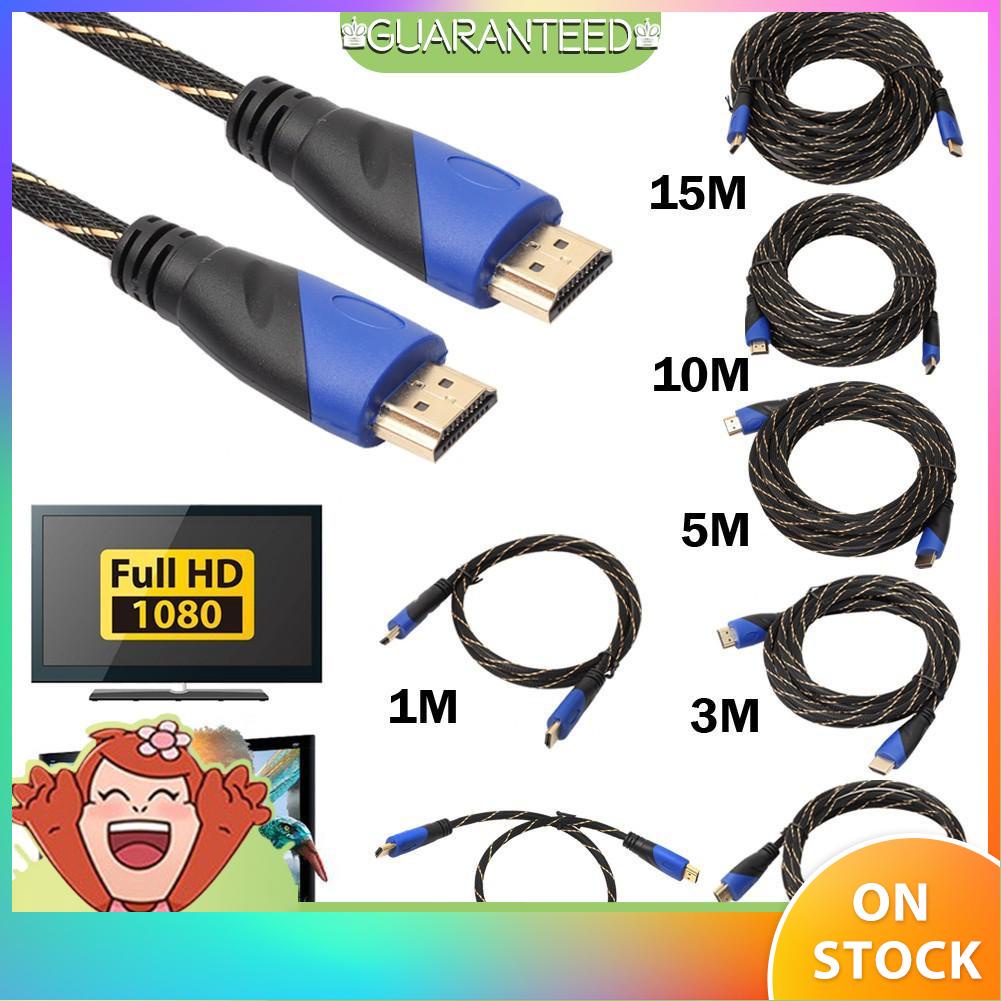 Hay quá!Dây Cáp Bện Cổng HDMI V1.4 AV HD 3D Dành Cho PS3 Xbox HDTV Meters