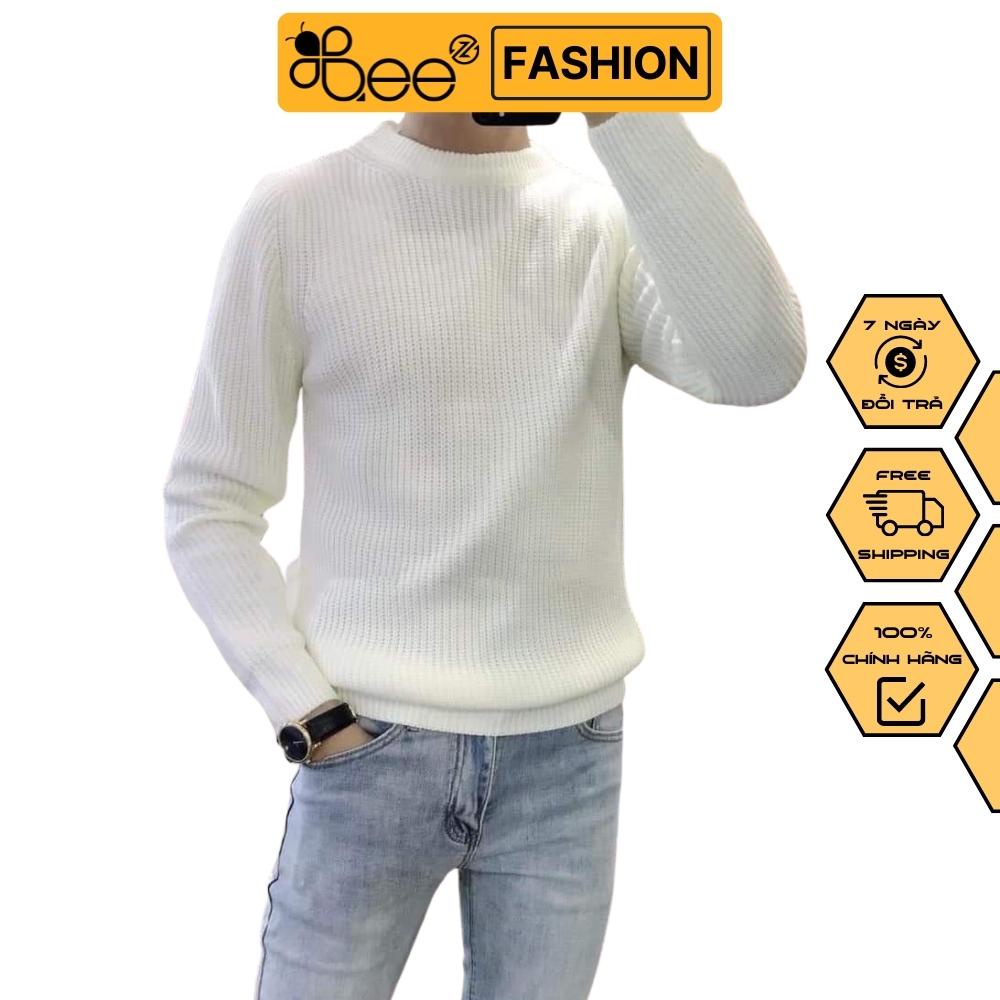 Áo len nam cổ tròn Hàn Quốc LENVIE form rộng chất len cotton cao cấp AL1