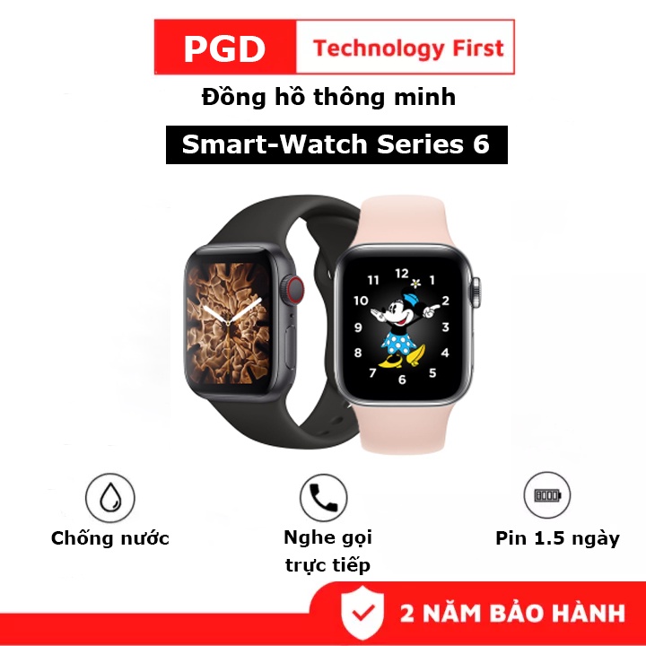 Đồng Hồ Thông Minh, HiWatch Smartwatch Series 6, Chống Nước Màn Oled Sạc Không Dây ...