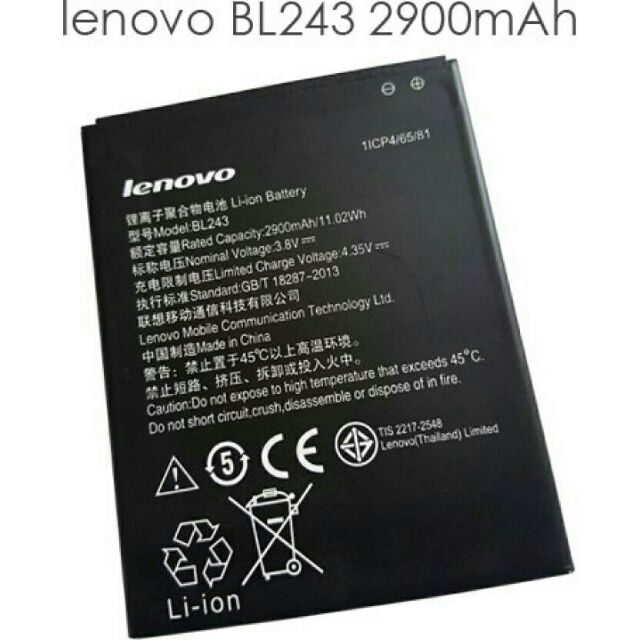 Pin Lenovo A7000, A7000 Plus (BL243) Dung Lượng 3000mAh