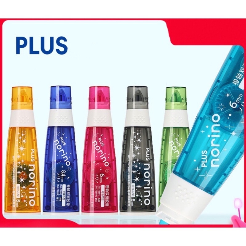 Bút dán kéo 2 mặt Norino Plus Nhật Bản dạng bút tiện lợi