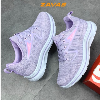 Giày thể thao sneaker nữ êm nhẹ ZAVAS lưới flynit thoáng khí công nghệ ép nhiệt cao 3cm - S408