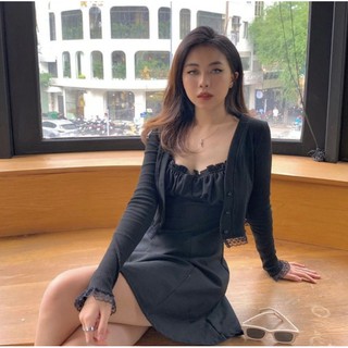 Áo croptop ren