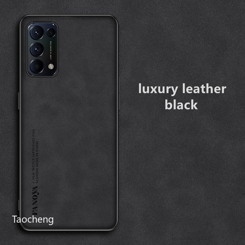 Ốp Điện Thoại Da Cừu Viền Silicon Dẻo Sang Trọng Chống Sốc Cho Oppo Reno 5 6 Pro Reno5 Reno6 5Pro 6Pro 4G 5G