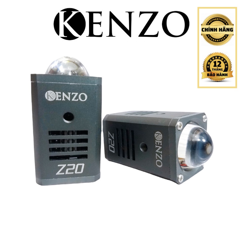 Đèn bi cầu mini Kenzo Z20 chính hãng, bảo hành 12 tháng, đường cắt nét, nhỏ gọn, TIkTakMoto