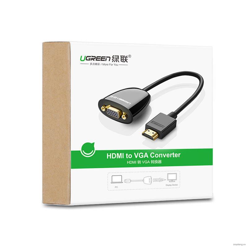 Green Link HDMI to VGA converter hami to interface hdim audio laptop desktop set-top box power