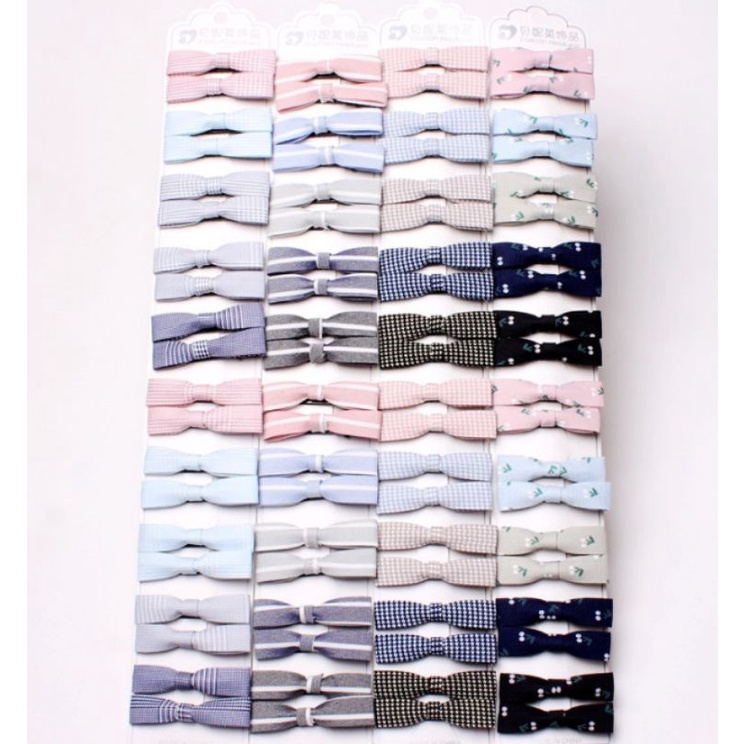 combo 20 kẹp tóc nơ đủ màu đủ mẫu lun