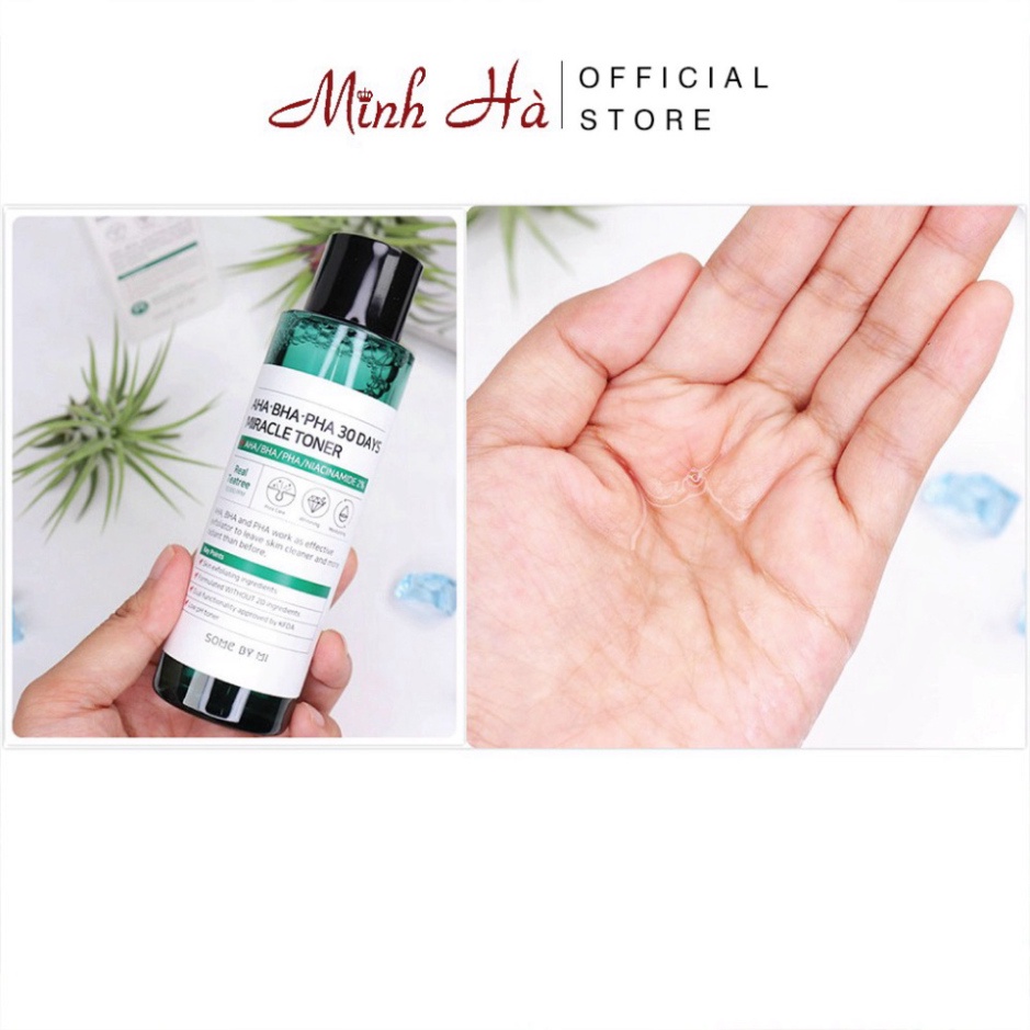 Nước hoa hồng Some By Mi AHA-BHA-PHA 30 Days Miracle Toner dành cho da mụn 150ml