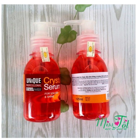 SERUM UNIQUE CRYSTAL - TINH DẦU BÓNG CHỮA TRỊ TÓC KHÔ CHẺ NGỌN