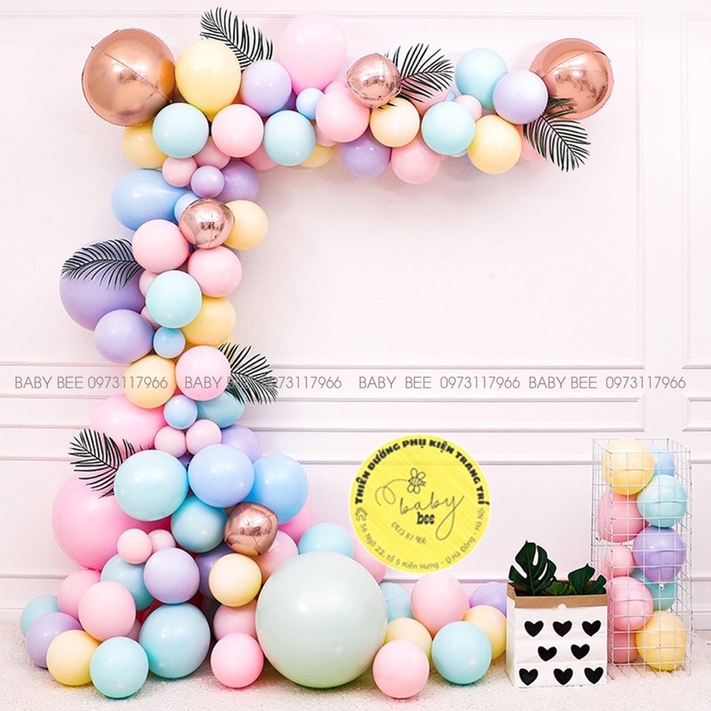 Combo line bóng trang trí sinh nhật, trang trí tiệc-Baby bee
