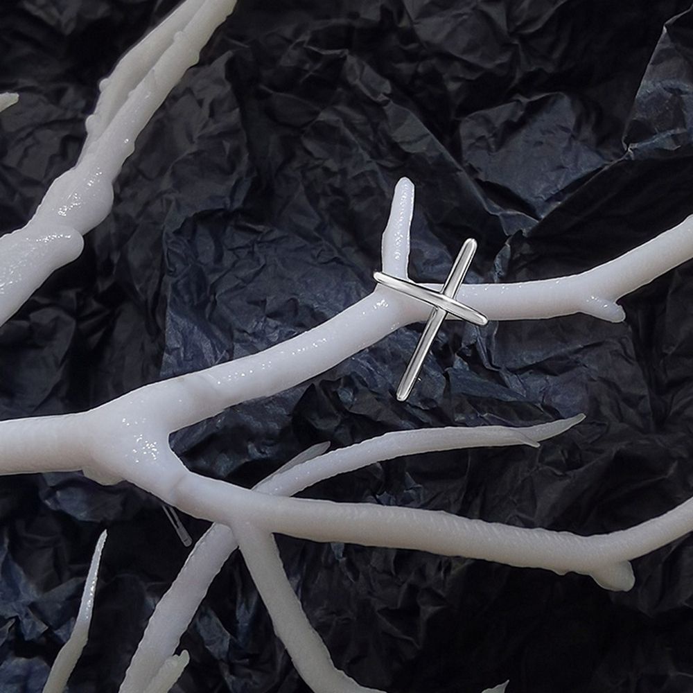 Bông tai kim loại hình học phong cách hàn quốc cá tính dành cho nam và nữ