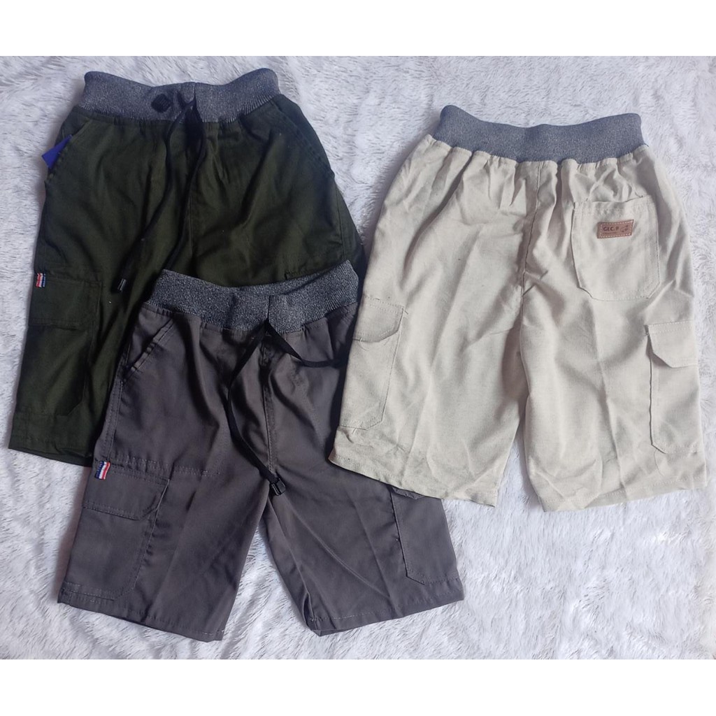 Quần Đùi Cargo Cao Cấp Cho Bé Trai 6 7 8 9 10 11 12 Tuổi