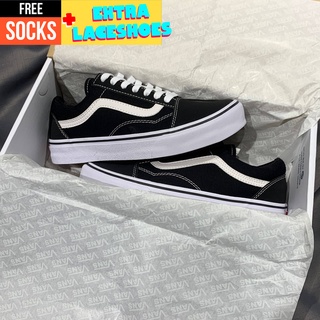[Hàng cao cấp + Full Box + Tặng Tất] Giày Old Skool Basic Black/White