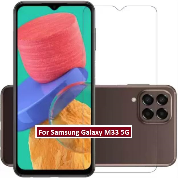 Kính cường lực Samsung M33 (Trong suốt, Không viền, Không Full màn)