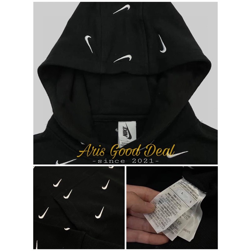 Áo Hoodie Swoosh Full Logo Thêu Hot Trend 2021