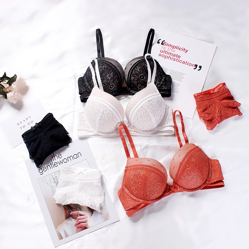 BỘ ĐỒ LÓT VICKY REN  💥 FEESHIP 💥 mút kép đẩy ngực.phom ngực tròn siêu tạo khe