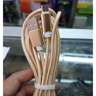 Cáp Sạc Bọc Dù Dài 3 mét androi ios