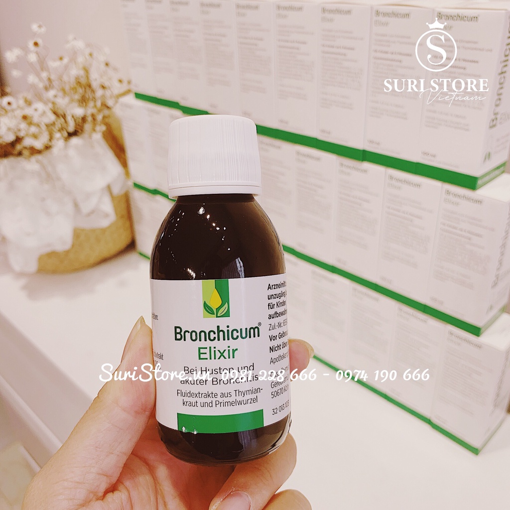 Siro bronchium giúp long đờm giảm ho cho bé