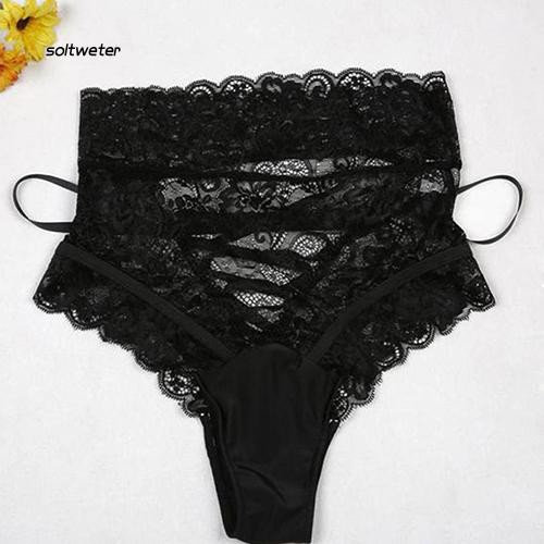 Quần lót ren lưng cao đan dây quyến rũ cho nữ