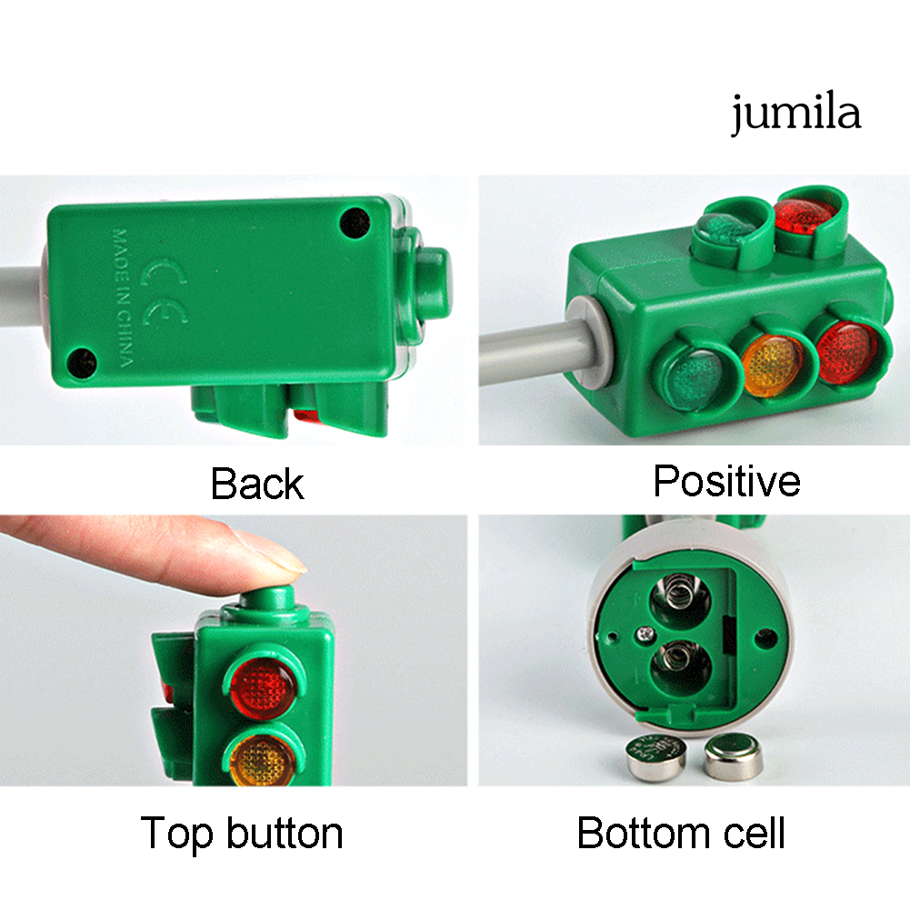 Đồ Chơi Biển Báo Giao Thông Mini Có Đèn Led Và Âm Thanh An Toàn Cho Bé