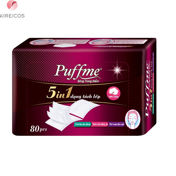 Bông trang điểm puffme 5 in 1