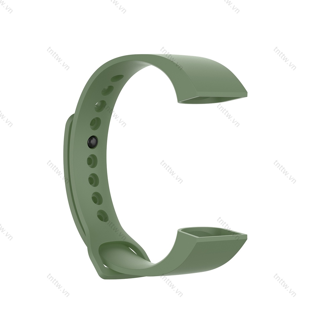 Dây đeo đồng hồ thay thế bằng silicon màu trơn cho Mi Smart Band 4C