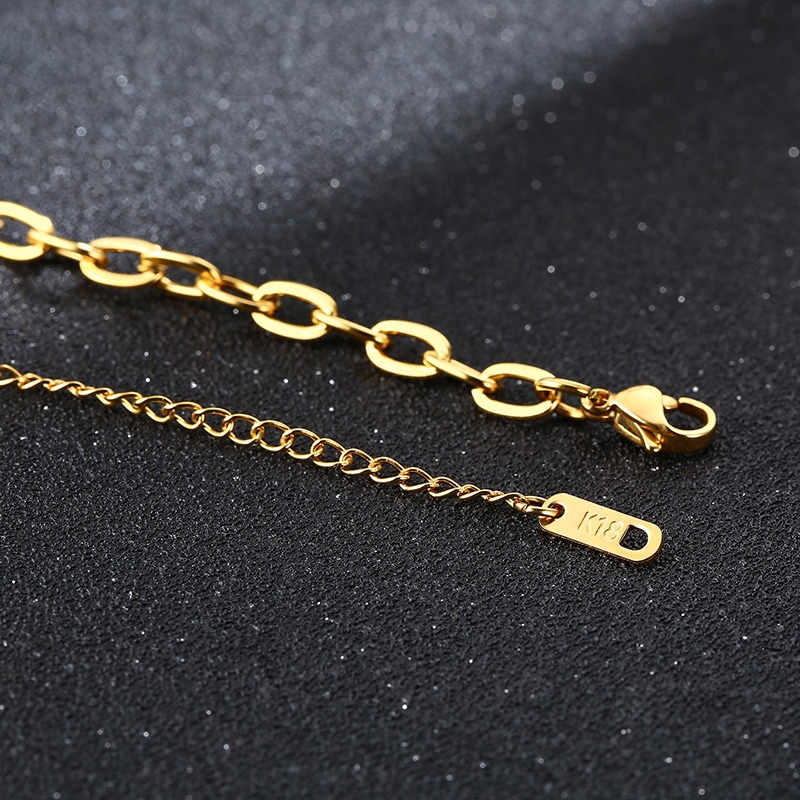 Vnox Vòng Cổ Choker Mặt Hình Tròn Phong Cách Tối Giản Cổ Điển Cho Nữ