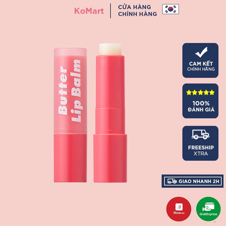 Son Dưỡng Môi Dưỡng Ẩm Mềm Mại Cho Môi Unpa Bubi Bubi Butter Lip Balm 3.8gr