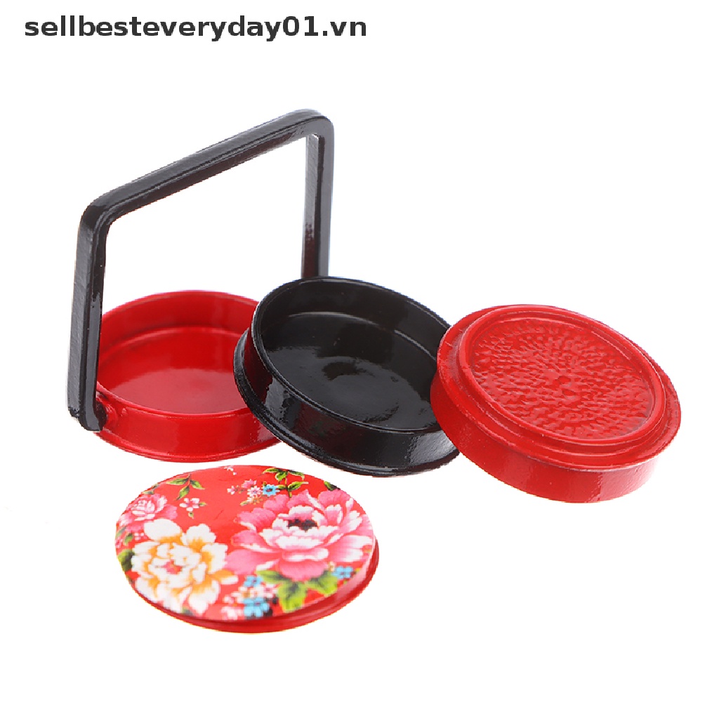 Mô Hình Rổ Đựng Thức Ăn Vặt Mini Bằng Hợp Kim Tỉ Lệ 1: 12 Trang Trí Nhà Búp Bê