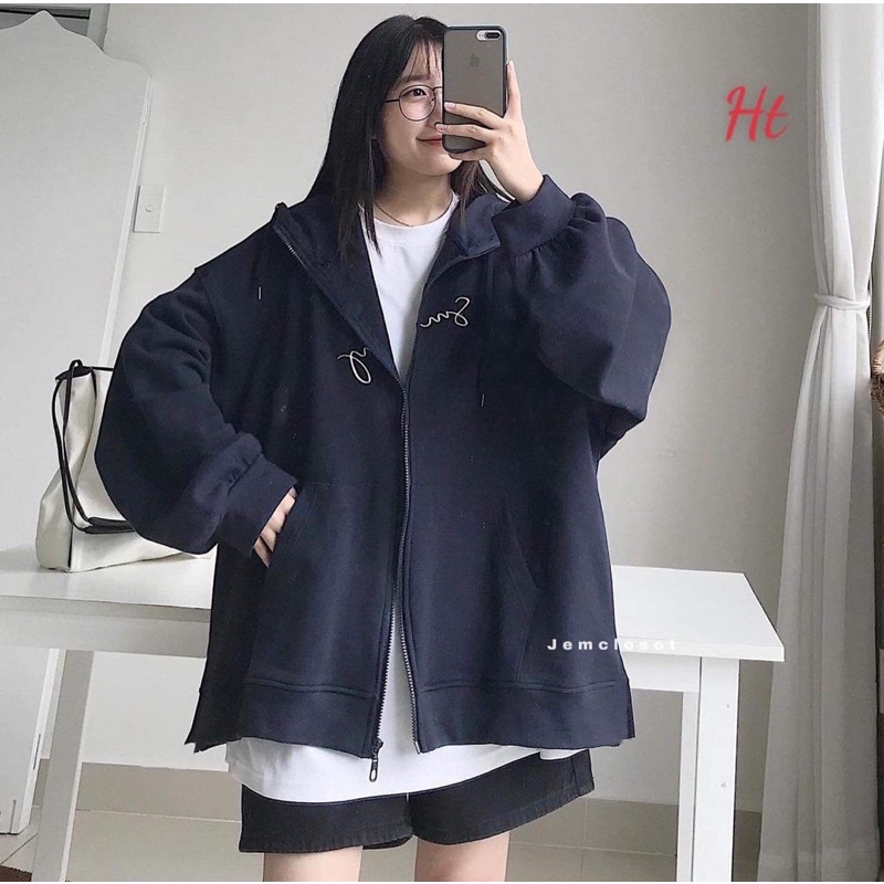 Áo khoá xanh than Someday H26