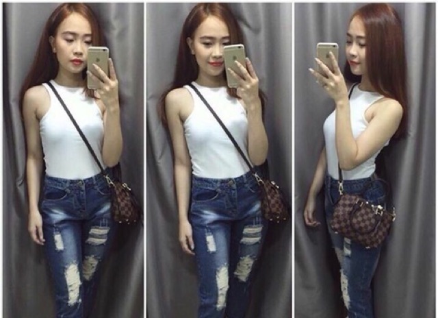 Áo ba lỗ ngược body phong cách gợi cảm, cá  tính 013