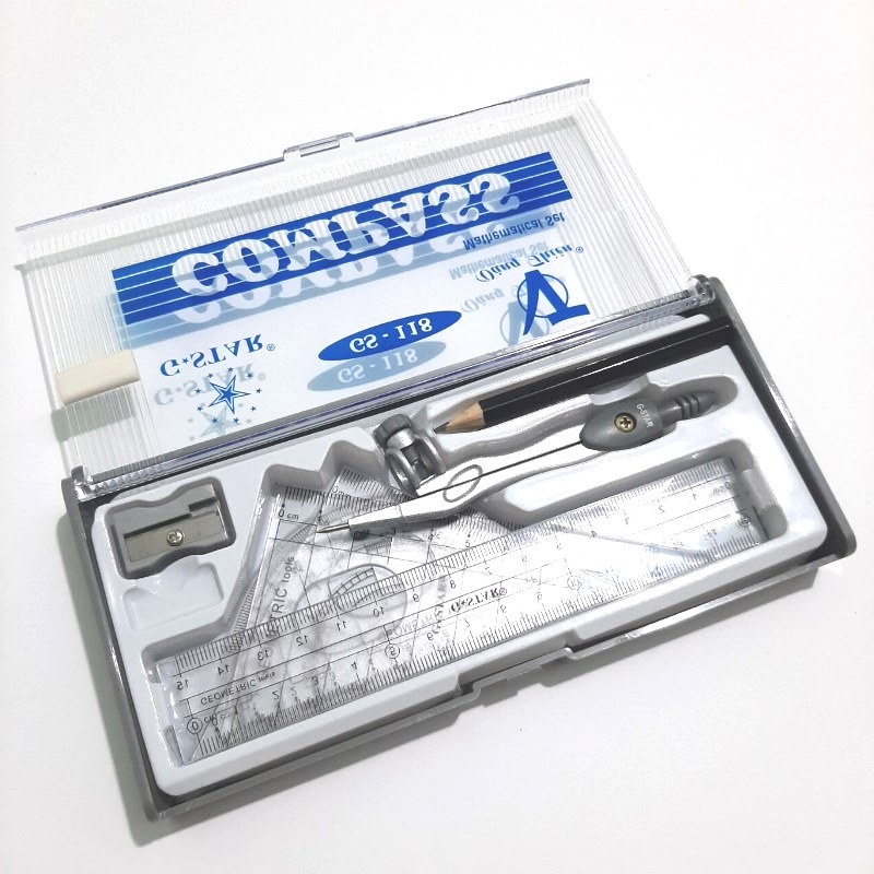 Bộ 8 món compa - thước kẻ U118