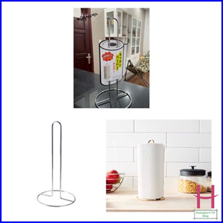 Giá Để Cuộn Giấy Inox Cực Tiện Lợi - Cây Inox Để Cuộn Giấy Đa Năng