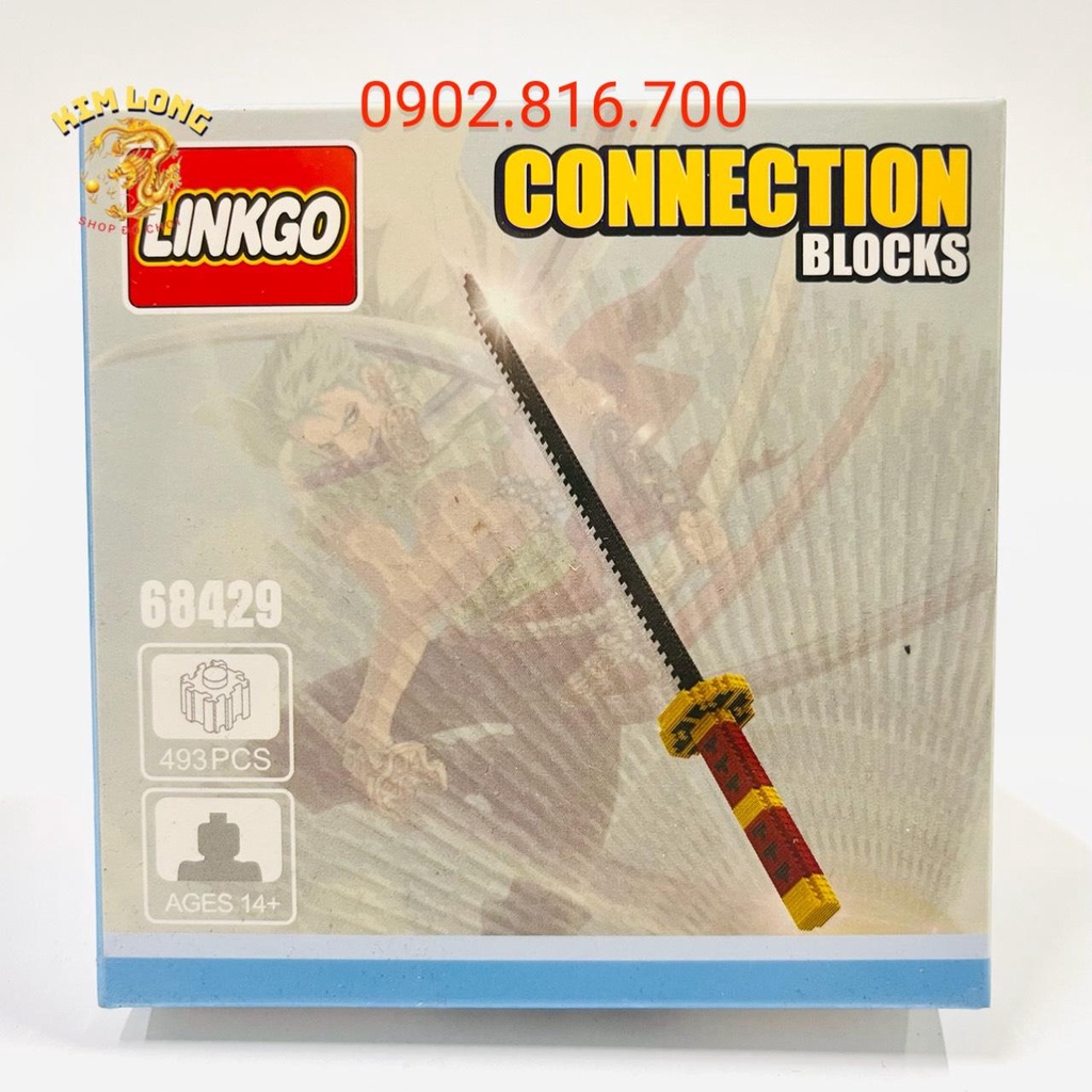DIY Đồ chơi lắp ráp Le-go 3D mô hình KIẾM NHẬT KATANA KHÔNG CÓ VỎ KIẾM VÀ CÓ VỎ KIẾM