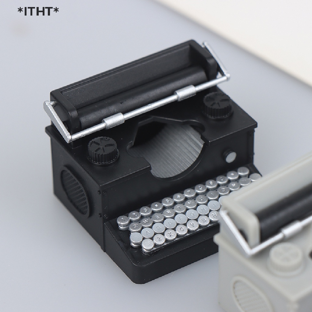 Mô Hình Máy Đánh Chữ Mini Tỉ Lệ 1: 12 Trang Trí Nhà Búp Bê