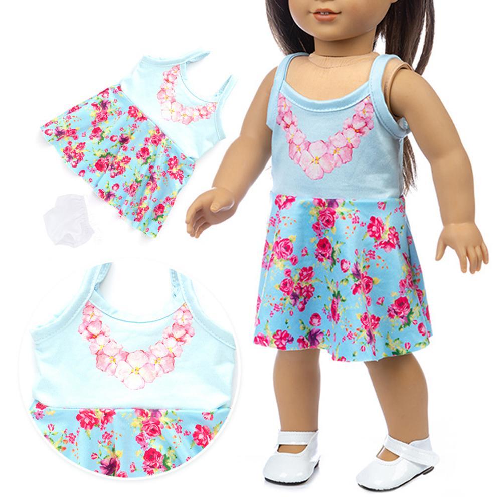 Đầm Dây Xinh Xắn Cho Búp Bê 18 Inch 43cm B3L3