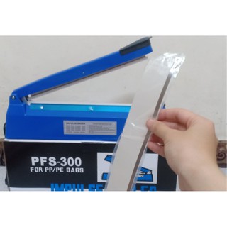 máy hàn miệng túi PFS 30cm tặng 1 bộ dây nhiệt- máy ép miệng túi dập tay, ép túi zip, màng co, túi nhựa