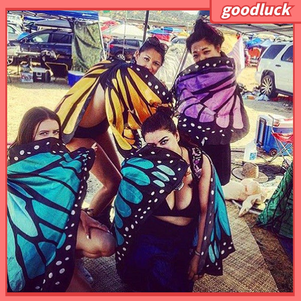 Khăn choàng hình cánh bướm nhiều màu độc đáo