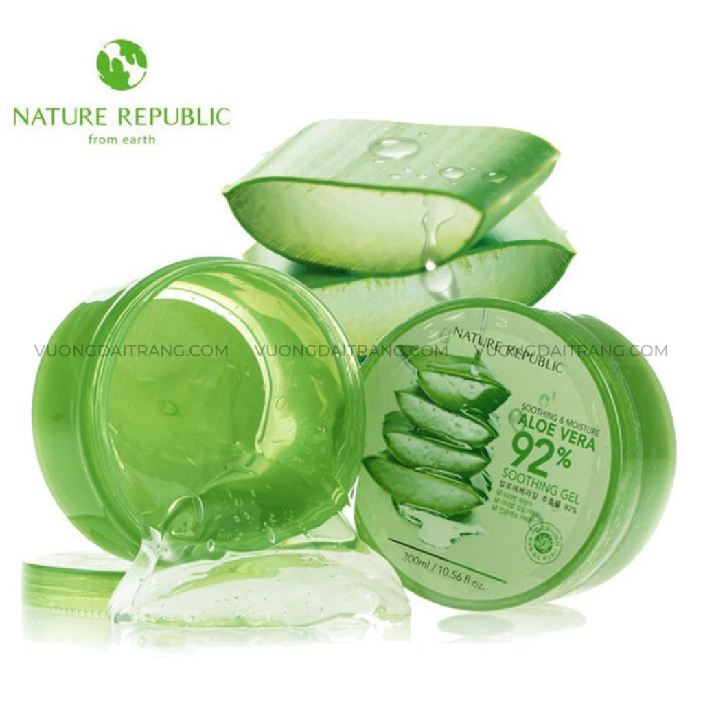 [CHÍNH HÃNG] Gel Lô Hội Natural Republic Alovera Dưỡng Ẩm Da Hàn Quốc 300 ml