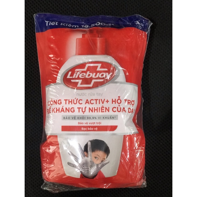 Combo 2 Nước Rửa Tay Lifebuoy Giúp Sạch Khuẩn Và Bạc Bảo Vệ, Bảo Vệ Khỏi 99.9% Vi Khuẩn Gây Bệnh 450G