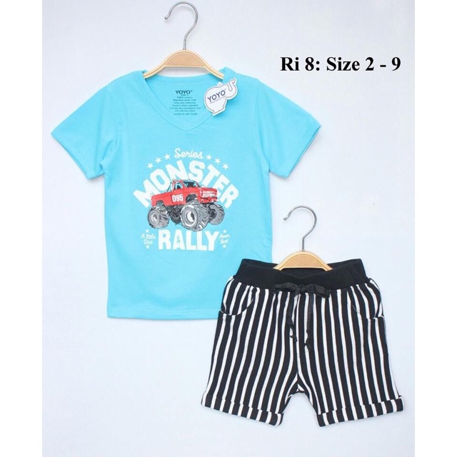 Set đồ bộ bé trai Yoyo