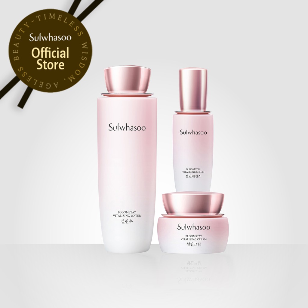 Bộ sản phẩm chăm sóc da sáng hồng tươi tắn Sulwhasoo Bloomstay Set 3 items