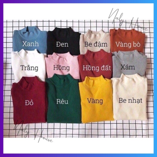 Áo len Quảng Châu cổ cao siêu ấm