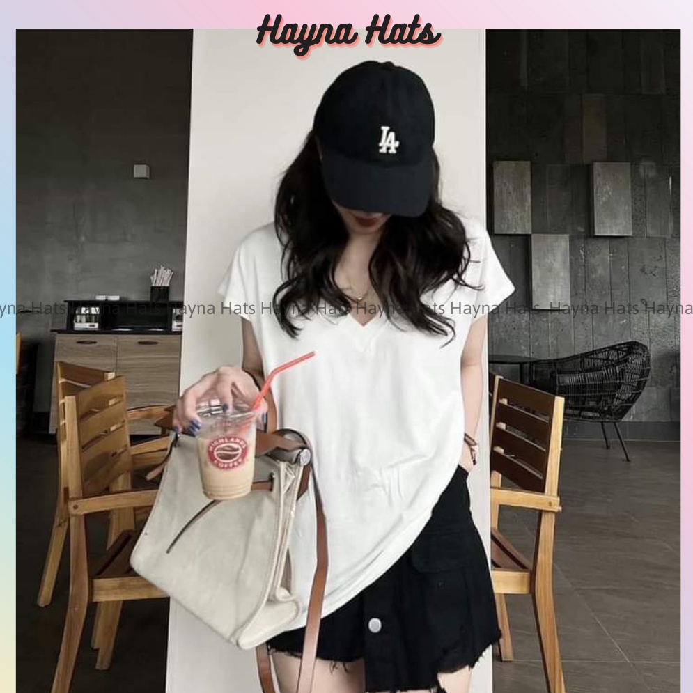 Mũ lưỡi trai, nón kết in chữ LA hot hit, phong cách unisex, chất liệu cotton kaki cao cấp, M82 - Hayna Hats