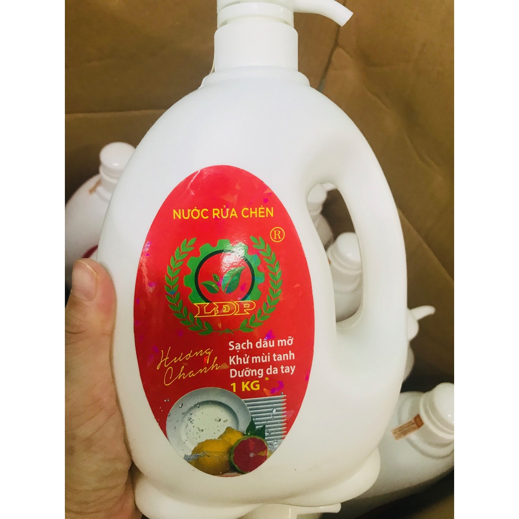 NƯỚC RỬA CHÉN SINH HỌC 1kg - 1,6kg - LÂM ĐẠI PHÚC - Mới ra hương quế dùng cực thơm